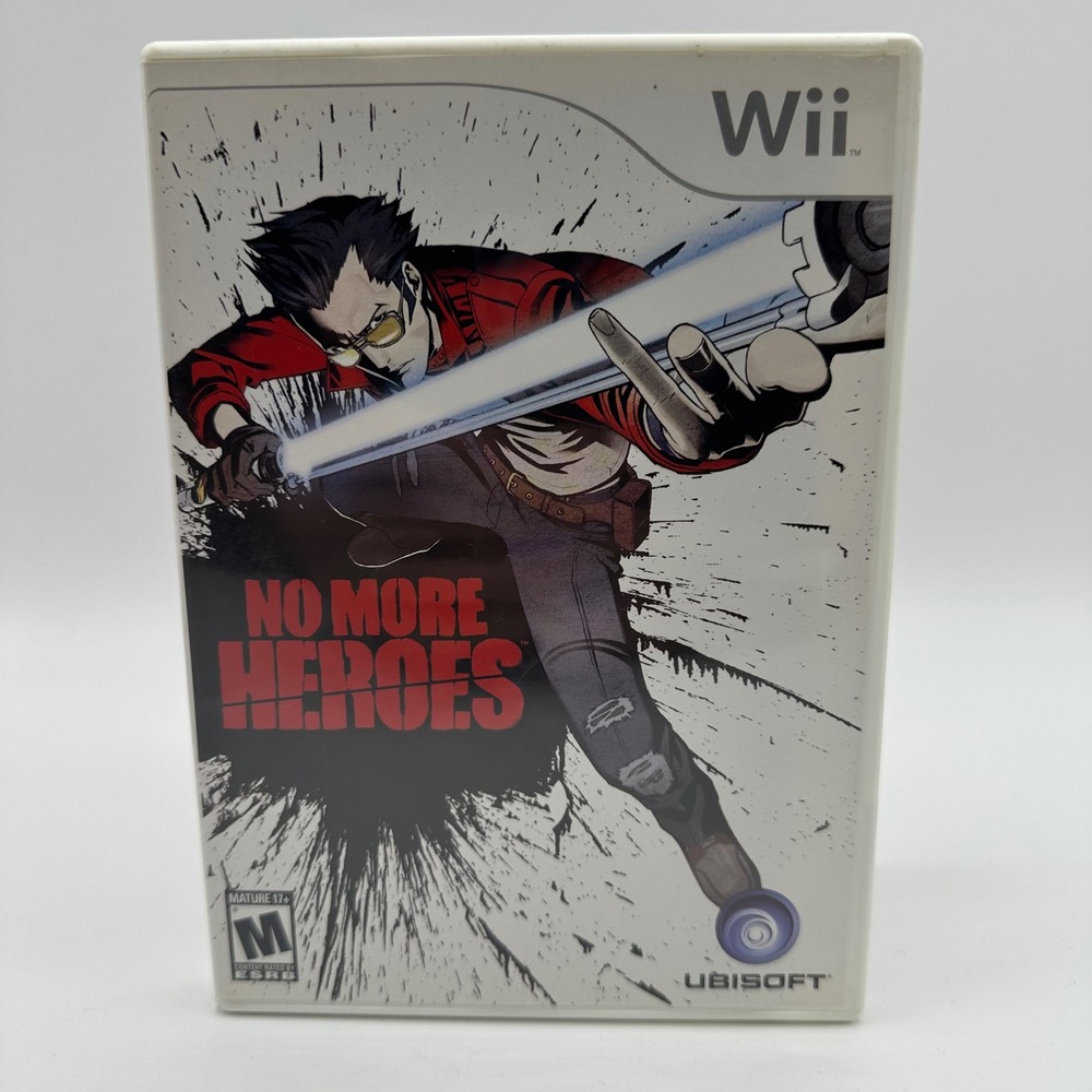 No More Heroes (Nintendo Wii, 2008) CIB Complete With Manual Tested